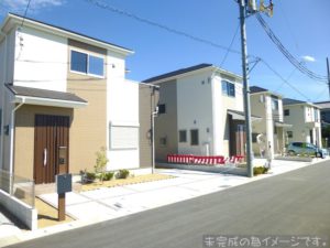 【大和高田市第2日之出東本町　新築一戸建て　残り1区画！】外観写真