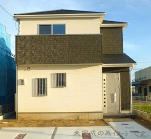 【大和郡山市第3西岡町　新築一戸建て　】外観写真