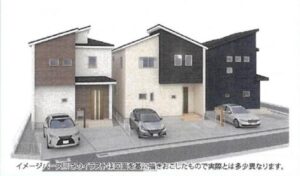 【広陵町笠　新築一戸建て　】外観写真