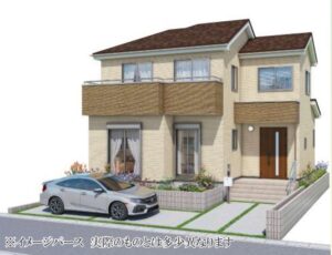 【大和郡山市小泉町　新築一戸建て　】外観写真