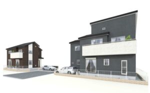 【生駒市西旭ヶ丘　新築一戸建て　】外観写真