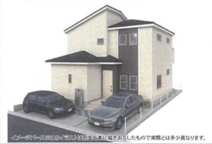 【大和郡山市小泉町1期　新築一戸建て　】外観写真