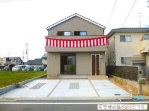 【大和高田市東中22-1期　新築一戸建て　】外観写真