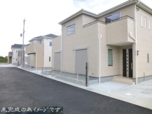【大和高田市蔵之宮町5期　新築一戸建て　】外観写真