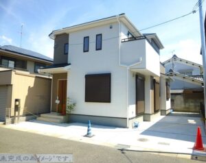 【大和高田市大中4期　新築一戸建て　】外観写真