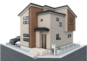 【桜井市吉備　新築一戸建て　】外観写真