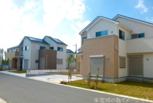 【生駒市第7小明町　新築一戸建て　残り2区画！　】外観写真