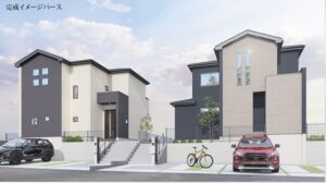【生駒市真弓2期　新築一戸建て　限定2区画！】外観写真