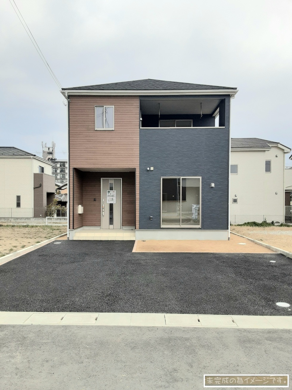 【大和郡山市南井町第9　新築一戸建て　限定2区画！】外観写真