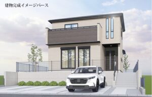 【生駒市鹿ノ台西4期　新築一戸建て　限定1区画！】外観写真