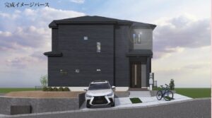 【奈良市帝塚山2期　新築一戸建て　限定1区画！】外観写真