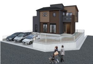 【奈良市左京2丁目　新築一戸建て　限定1区画！】外観写真