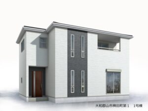 【大和郡山市稗田町第1　新築一戸建て　限定1区画！】外観写真
