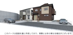 【奈良市押熊町　新築一戸建て　残り1区画！】外観写真