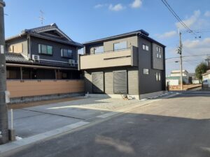 【大和高田市西坊城　新築一戸建て　残り4区画！】外観写真