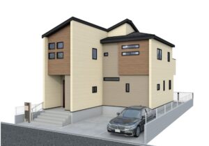 【田原本町八尾　新築一戸建て　】外観写真