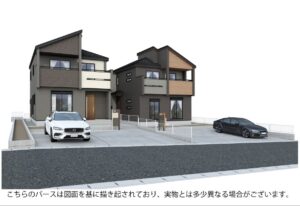 【奈良市学園大和町3丁目　新築一戸建て　】外観写真