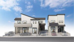 【奈良市南京終町3丁目　新築一戸建て　限定3区画！】外観写真