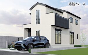 【三郷町信貴ヶ丘　新築一戸建て　】外観写真