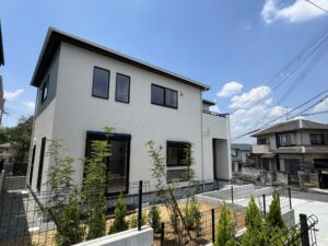 【奈良市学園朝日元町1丁目　新築一戸建て　残り1区画！】外観写真