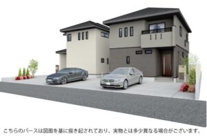 【奈良市あやめ池南2丁目　新築一戸建て　限定2区画！】外観写真