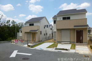 【三郷町第4勢野東　新築一戸建て　限定2区画！】外観写真