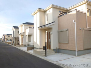 【平群町吉新3期　新築一戸建て　全3区画！】外観写真