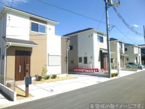 【葛城市第6疋田　新築一戸建て　残り2区画！】外観写真