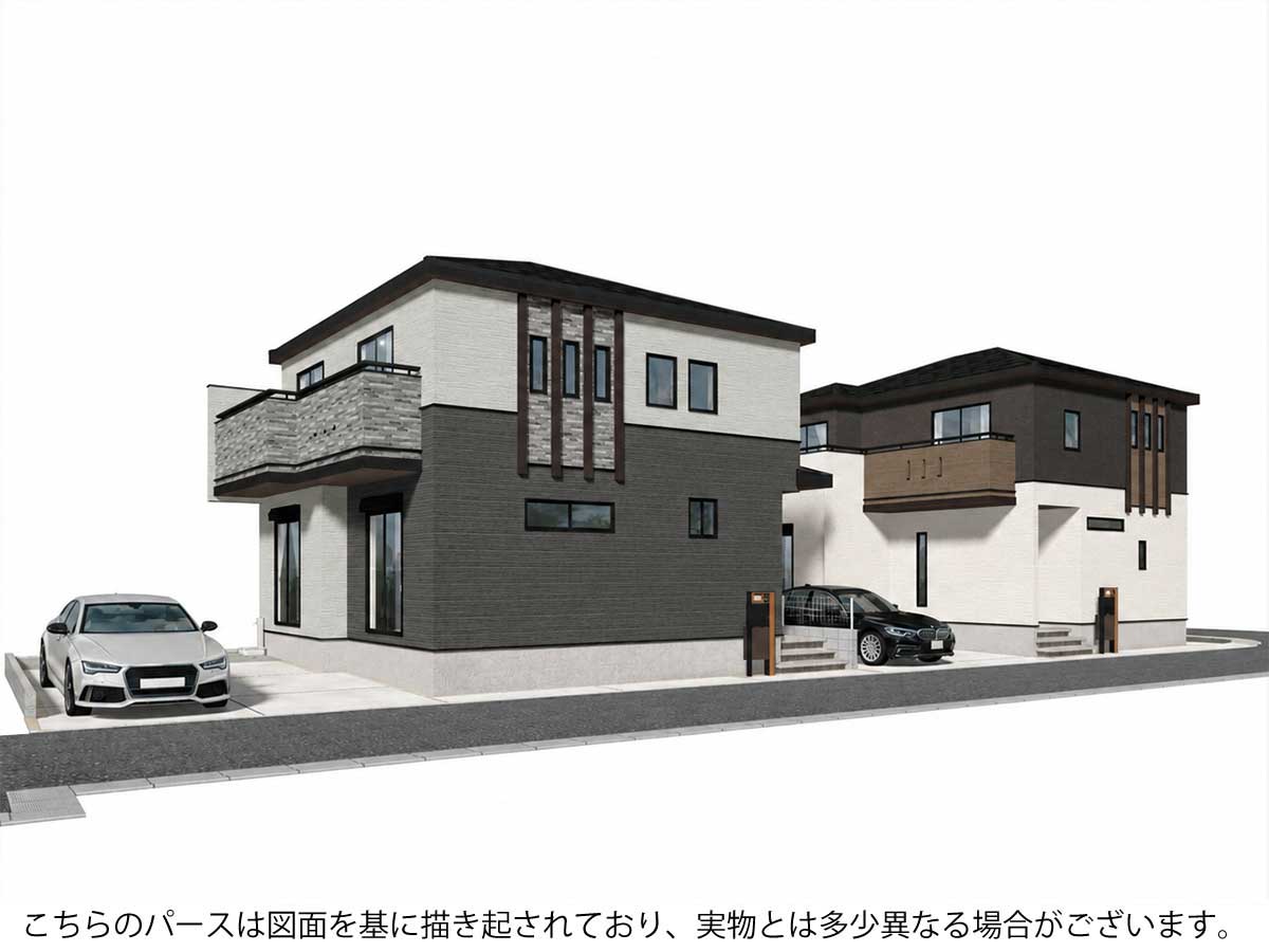 【天理市前栽町　新築一戸建て　限定2区画！】外観写真