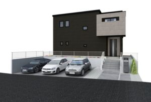【生駒市あすか台1期　新築一戸建て　限定1区画！】外観写真