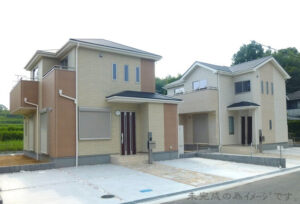 【川西町結崎22期　新築一戸建て　全6区画】外観写真
