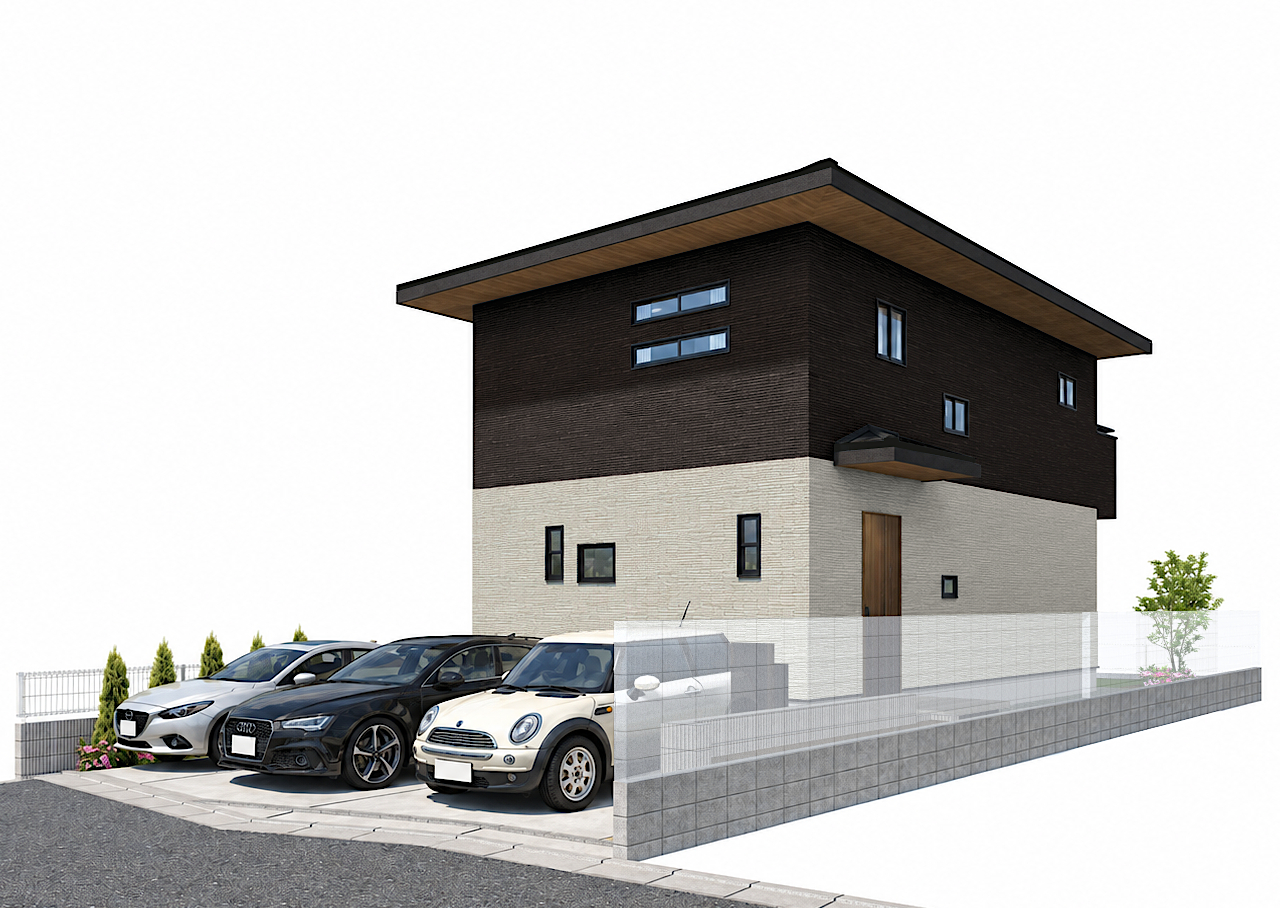【奈良市敷島町1丁目2期　新築一戸建て　限定1区画！】外観写真