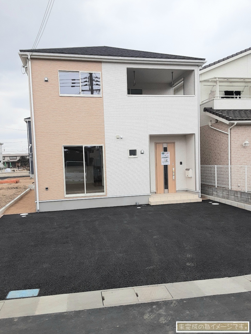 【上牧町服部台第2　新築一戸建て　限定1区画！】外観写真