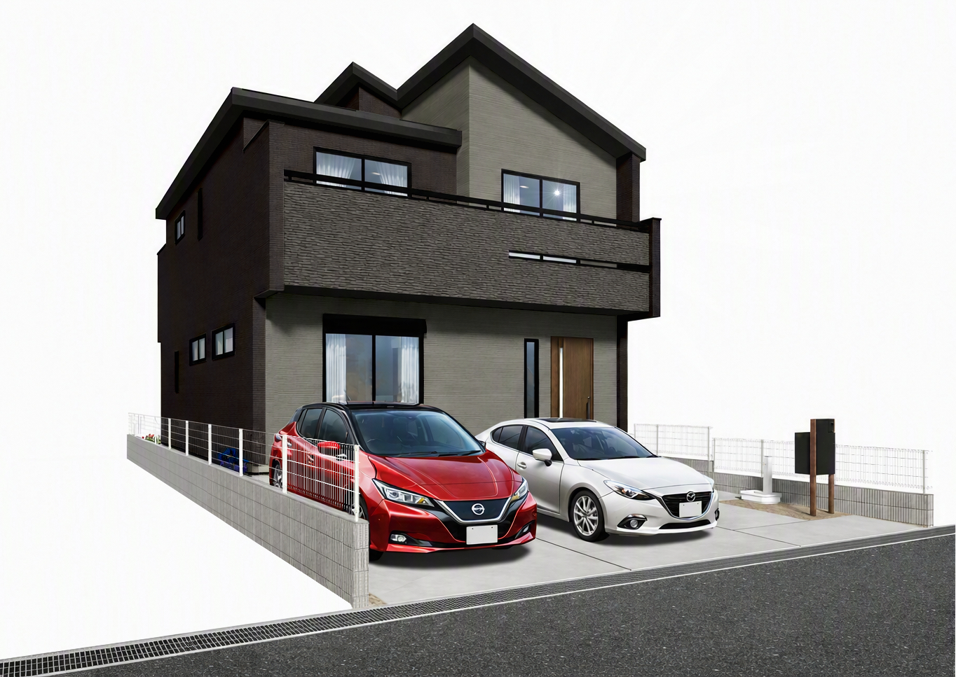 【大和郡山市小林町　新築一戸建て　限定1区画！】外観写真